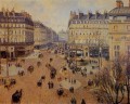 place du theatre francais afternoon sun in winter 1898 Camille Pissarro